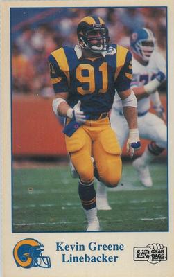 1989 Frito Lay Los Angeles Rams #8 Kevin Greene Front