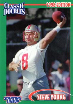 1998 Kenner Starting Lineup Cards Classic Doubles #549533 Steve Young Front