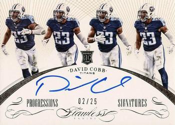 2015 Panini Flawless - Flawless Progressions Signatures #FPS-DC David Cobb Front