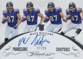2015 Panini Flawless - Flawless Progressions Signatures #FPS-MW Maxx Williams Front
