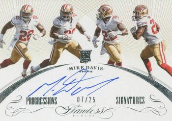 2015 Panini Flawless - Flawless Progressions Signatures #FPS-MD Mike Davis Front