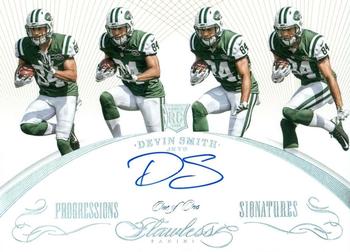 2015 Panini Flawless - Flawless Progressions Signatures Platinum #FPS-DS Devin Smith Front