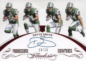 2015 Panini Flawless - Flawless Progressions Signatures Ruby #FPS-DS Devin Smith Front