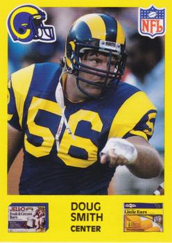 1987 Jello / Birdseye Los Angeles Rams #10 Doug Smith Front