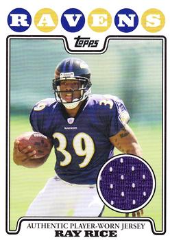 2008 Bowman - Topps Rookie Premiere Relics #RPR-RR Ray Rice Front