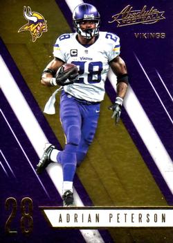 2016 Panini Absolute #65 Adrian Peterson Front