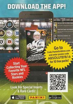 2016 Panini Absolute #NNO Download The App Front