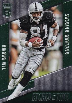 2016 Donruss Elite - Etched in Time Green #ET-TI Tim Brown Front