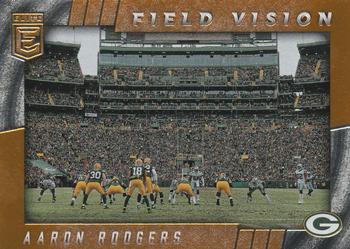 2016 Donruss Elite - Field Vision Orange #FV-AR Aaron Rodgers Front