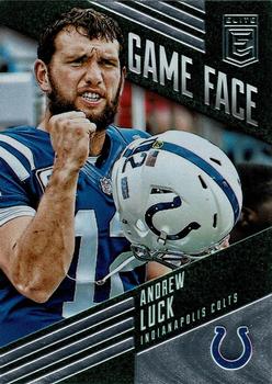 2016 Donruss Elite - Game Face Green #GF-AL Andrew Luck Front