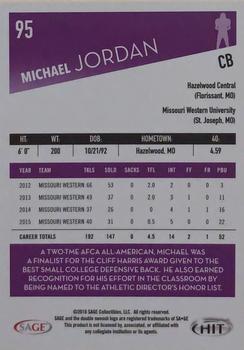 2016 SAGE HIT - Gray #95 Michael Jordan Back