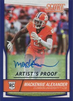 2016 Score - Rookie Signatures Jumbo Artist's Proof #413 Mackensie Alexander Front