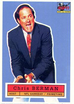 1995 ESPN NFL Announcers Ad Cards #12 Chris Berman Front