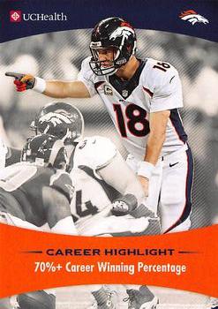2015 Panini UCHealth Peyton Manning Career Highlights #NNO Peyton Manning Front
