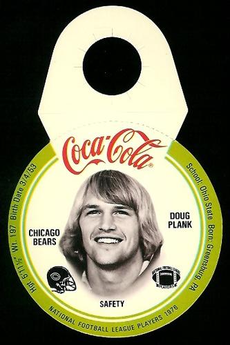 1976 Coca-Cola Chicago Bears Discs #16a Doug Plank Front