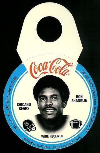 1976 Coca-Cola Chicago Bears Discs #20 Ron Shanklin Front