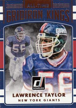2016 Donruss - All-Time Gridiron Kings #21 Lawrence Taylor Front