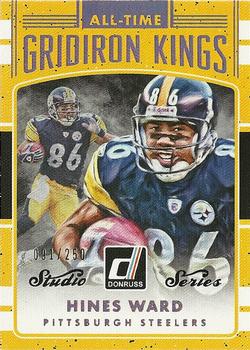 2016 Donruss - All-Time Gridiron Kings Studio #29 Hines Ward Front