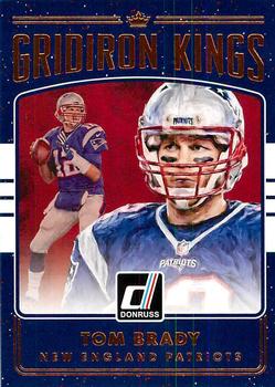 2016 Donruss - Gridiron Kings #3 Tom Brady Front