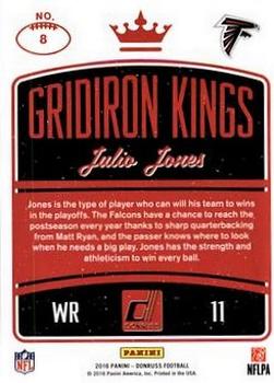 2016 Donruss - Gridiron Kings Studio #8 Julio Jones Back