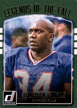 2016 Donruss - Legends of the Fall #16 Thurman Thomas Front