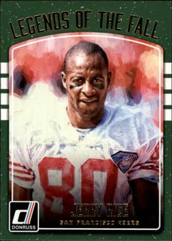 2016 Donruss - Legends of the Fall #18 Jerry Rice Front