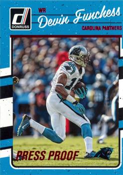 2016 Donruss - Press Proofs Red #44 Devin Funchess Front