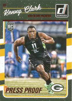 2016 Donruss - Press Proofs Red #328 Kenny Clark Front
