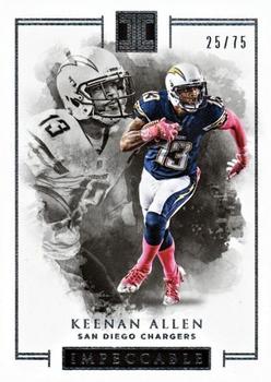 2016 Panini Impeccable #18 Keenan Allen Front