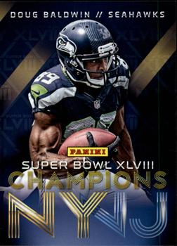 2014 Panini Seattle Seahawks Super Bowl XLVIII Champions #4 Doug Baldwin Front