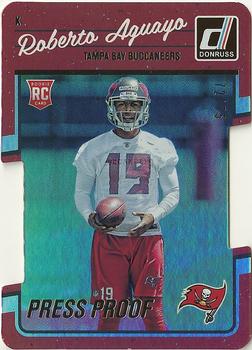 2016 Donruss - Press Proofs Silver Die Cut #337 Roberto Aguayo Front