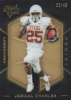 2016 Panini Black Gold Collegiate - Gold Foil #51 Jamaal Charles Front