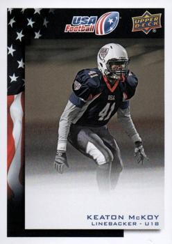 2014 Upper Deck USA Football #62 Keaton McKoy Front