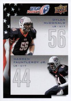 2014 Upper Deck USA Football #132 Dylan McDonald / Darren Fauntleroy Jr. Front