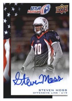 2014 Upper Deck USA Football - Autograph #38 Steven Moss Front