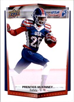 2015 Upper Deck USA Football #1 Prentice McKinney Front