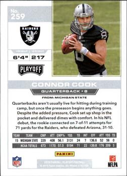 2016 Panini Playoff #259 Connor Cook Back