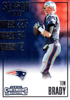 2016 Panini Contenders #58 Tom Brady Front