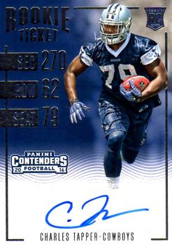 2016 Panini Contenders #191 Charles Tapper Front