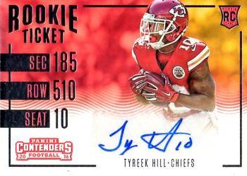 2016 Panini Contenders #296 Tyreek Hill Front