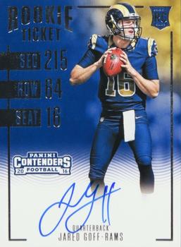 2016 Panini Contenders #301 Jared Goff Front