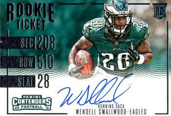 2016 Panini Contenders #359 Wendell Smallwood Front