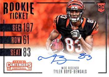 2016 Panini Contenders #371 Tyler Boyd Front