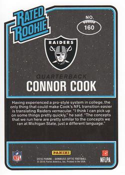 2016 Donruss Optic #160 Connor Cook Back