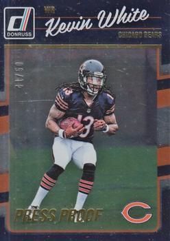2016 Donruss - Press Proofs Gold #52 Kevin White Front