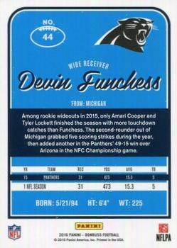 2016 Donruss - Stat Line Years #44 Devin Funchess Back