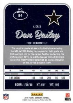 2016 Donruss - Stat Line Years #84 Dan Bailey Back