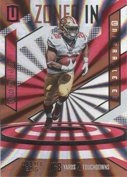 2016 Panini Unparalleled - Zoned In #ZI-2 Carlos Hyde Front