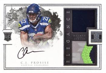 2016 Panini Impeccable - Elegance Rookie Helmet and Patch Autographs #170 C.J. Prosise Front