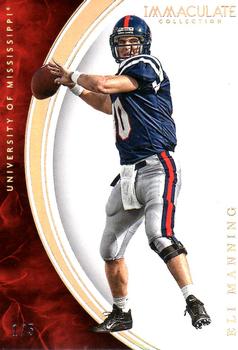 2016 Panini Immaculate Collection Collegiate - Gold #26 Eli Manning Front